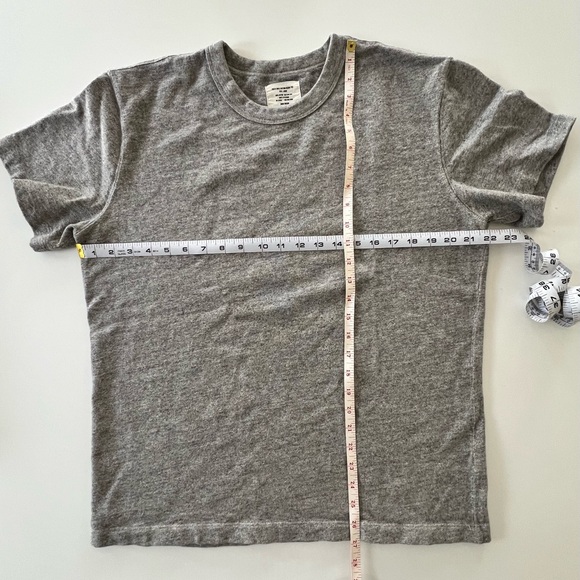 Buck Mason Heather Gray Heavy Tee - Picture 3 of 6